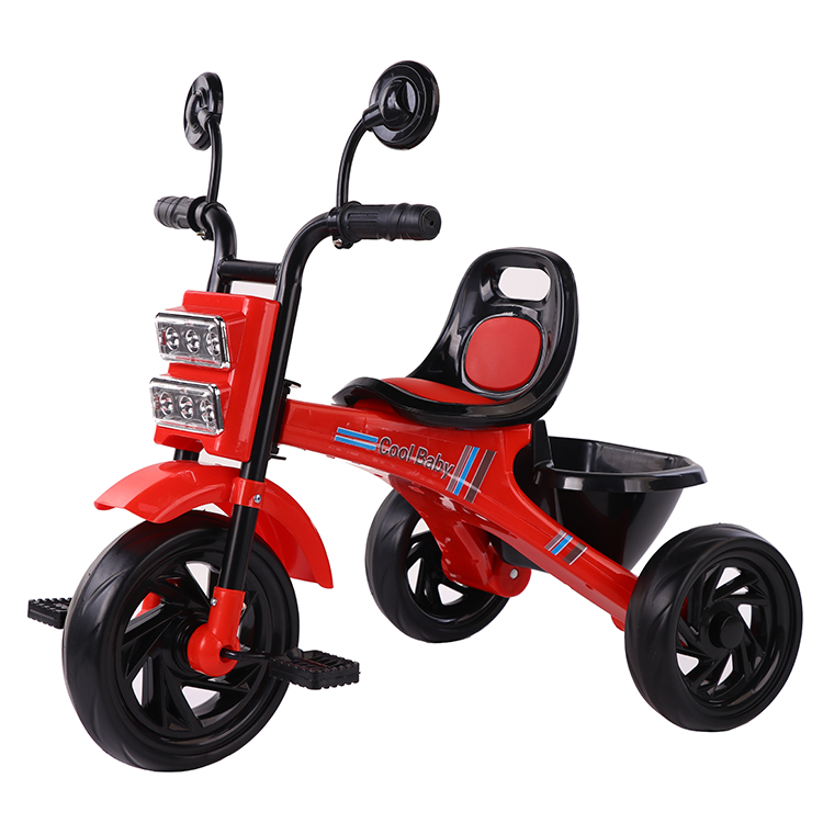 Children lightweight pedal riding tricycle with light and music/Baby ride on tricycle