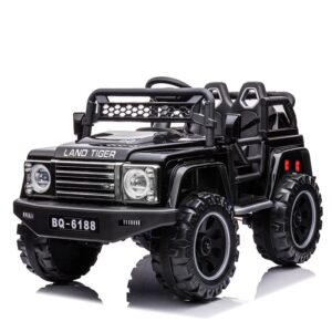 Kids electric car off-road vehicle baby two seat four-wheel drive remote control toy car