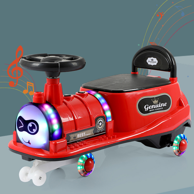 Ride on toy wiggle car for kids/Baby twist car with LED Light and music