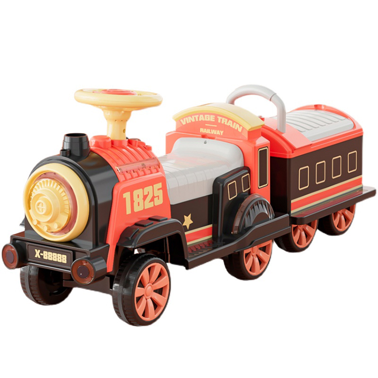 Kids electric train electric train track ride on toy electric ride toy car