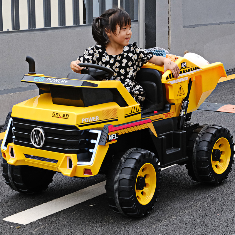 Children electric car oversized truck charging remote control toy car four-wheel battery car