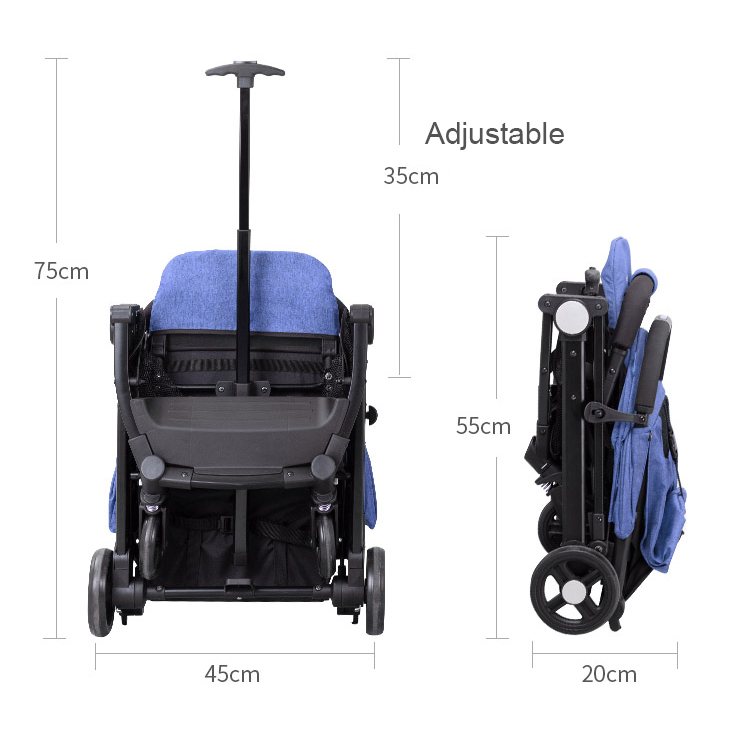 Factory wholesale easy folding baby stroller for outdoor activity