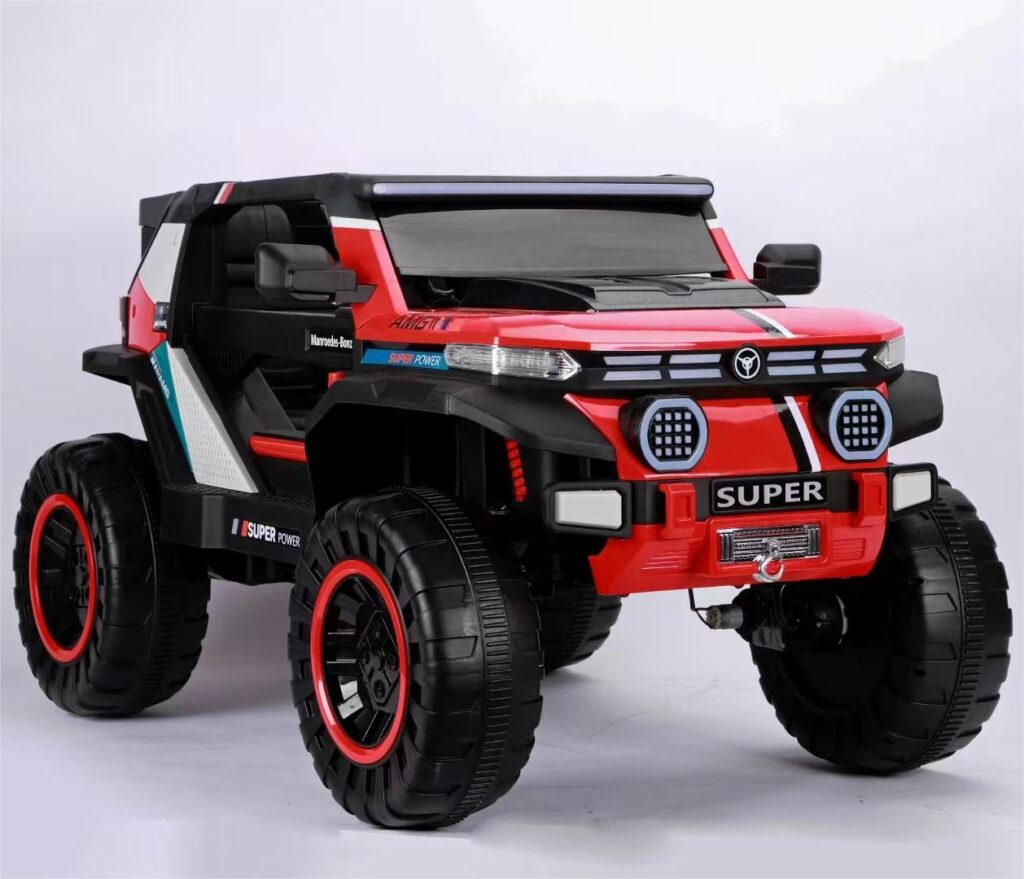 New Big Off-road Wheel Kids Ride On Car With Colorful Body Cool Music Electric Kids Car To Drive