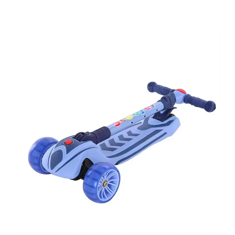 China Factory Wholesale EVA Foam Wheels Baby Pedal Scooter Three-Wheel Children's Scooter for Kids With Folding