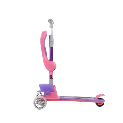 Colorful Outdoor Riding Flashing Carton Children Scooter For Kids