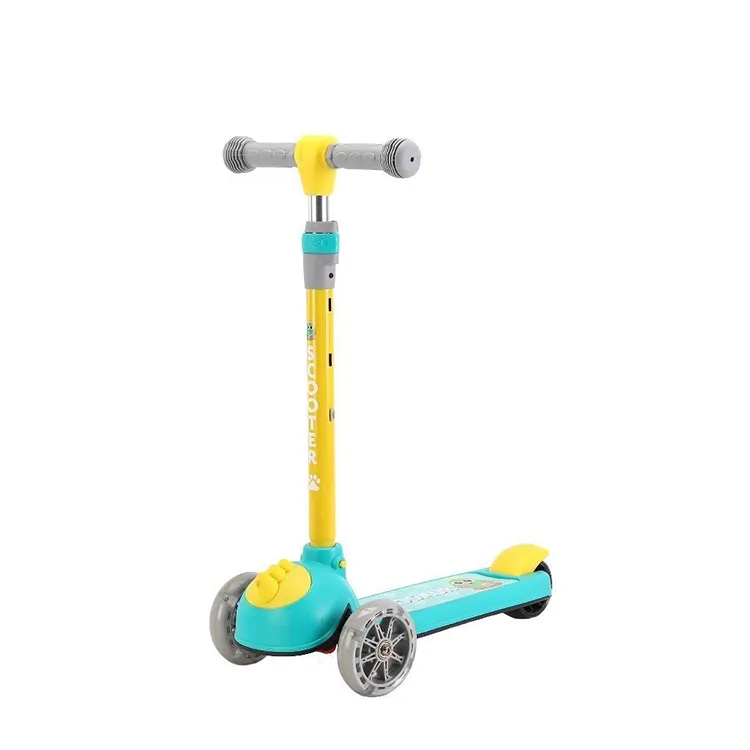 girls foot kick scooty baby toy patinete infantil  3 wheel swing ride on kids scooters for kids children with led light