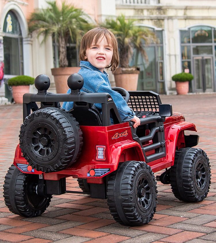 children electric ride on big SUV four-drive rechargeable battery power four wheels car