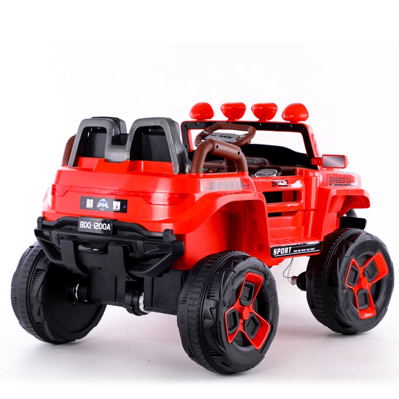 Electric car LED light Kids ride on SUV  car