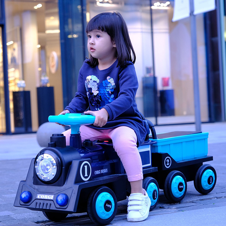 Ride on Car kids electric train  for children with cool light baby toys