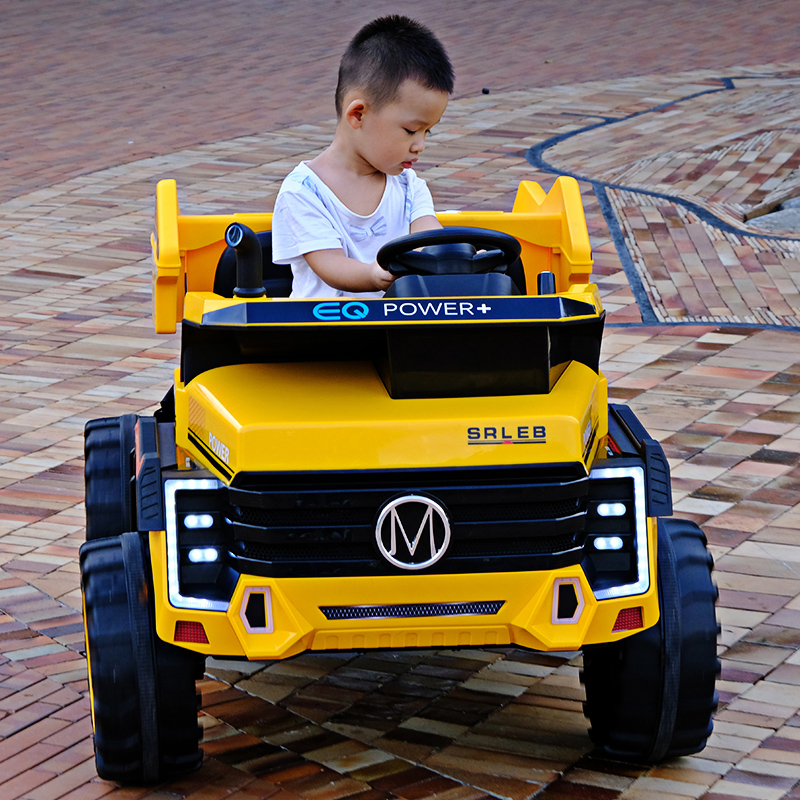 Children electric car oversized truck charging remote control toy car four-wheel battery car