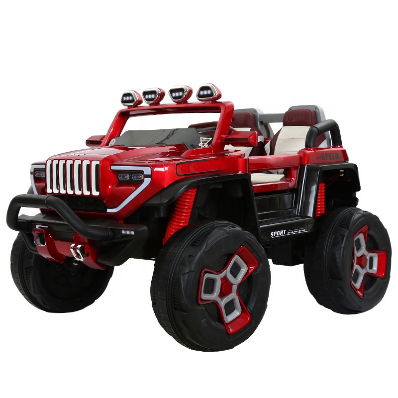 Electric car LED light Kids ride on SUV  car