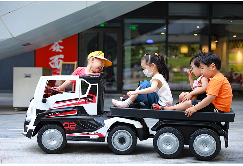 Kids Truck electric car for kids to drive 8 Wheels car kids electric ride on car