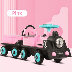 Ride on Car kids electric train  for children with cool light baby toys