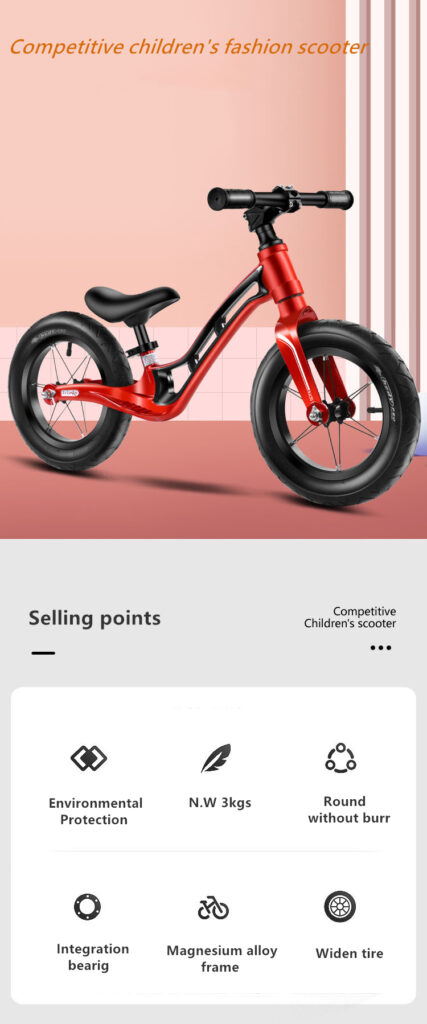 Factory direct sale cheap price high quality hao sale bike  kids balance bike