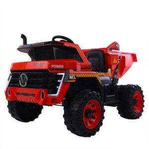 Kids electric engineering vehicle dump truck four-wheel drive battery car child toy car