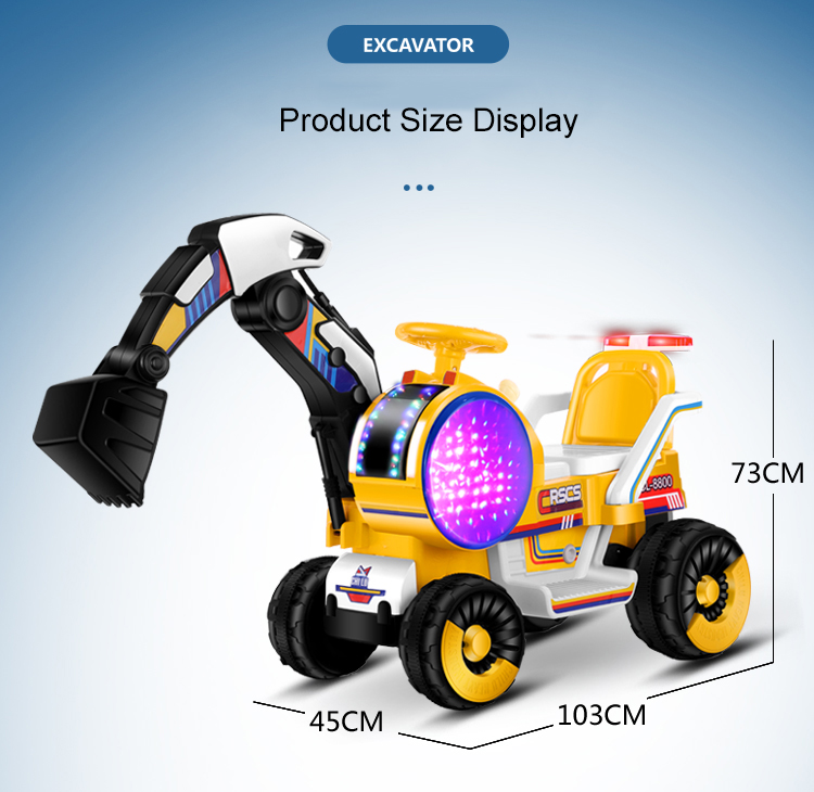 Kids Electric Excavator/Children Battery Engineering Vehicle