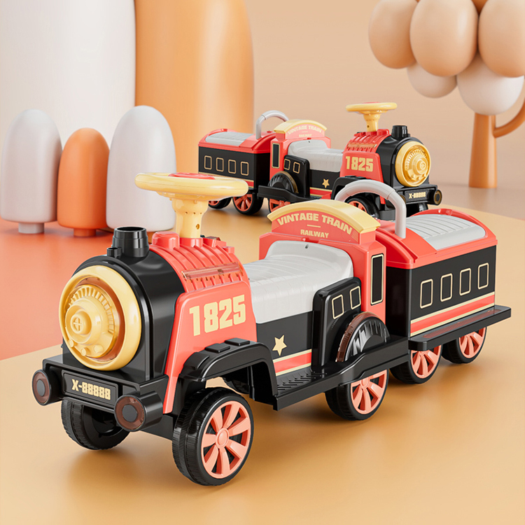 Kids electric train electric train track ride on toy electric ride toy car