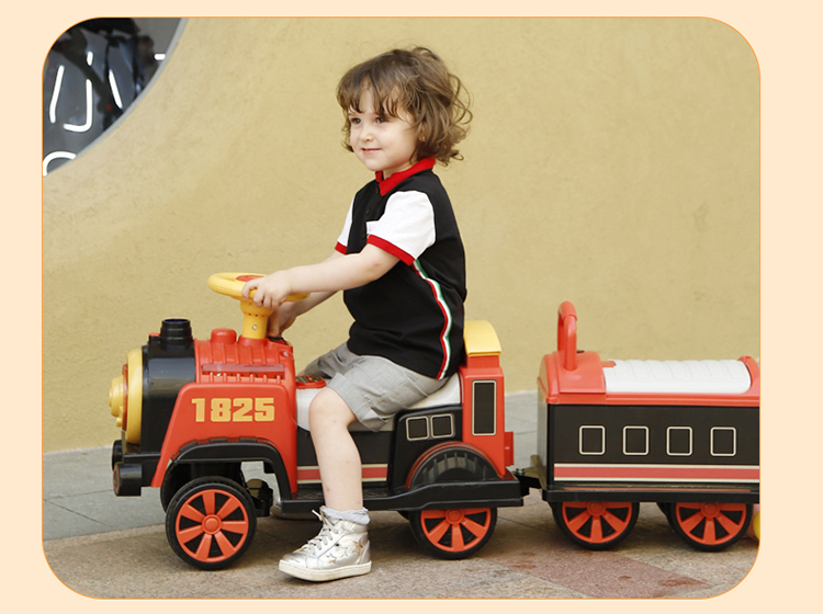 Kids electric train electric train track ride on toy electric ride toy car