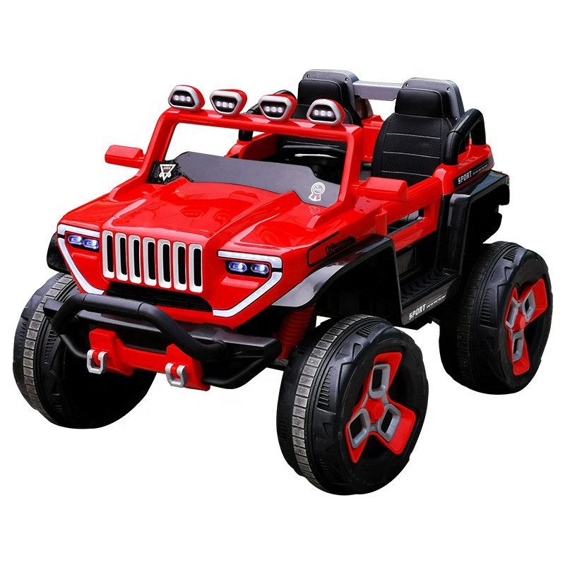 Electric car LED light Kids ride on SUV  car