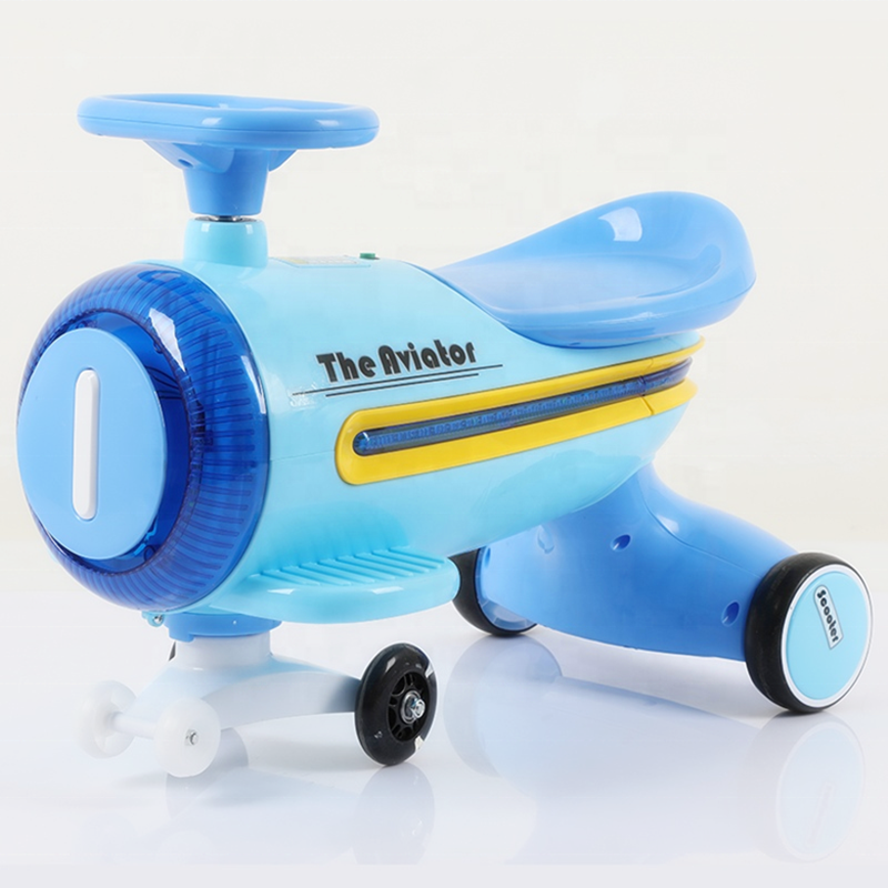 factory wholesale baby scooter Baby Ride on Toys Swing Car Walkers with Wheels Air Horn Swing Car Ride on Toy