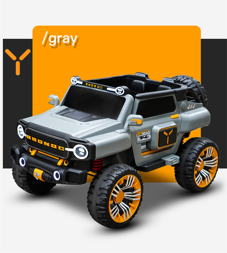 kids electric vehicle with remote control four-wheel drive SUV toy car parent-child swing function car