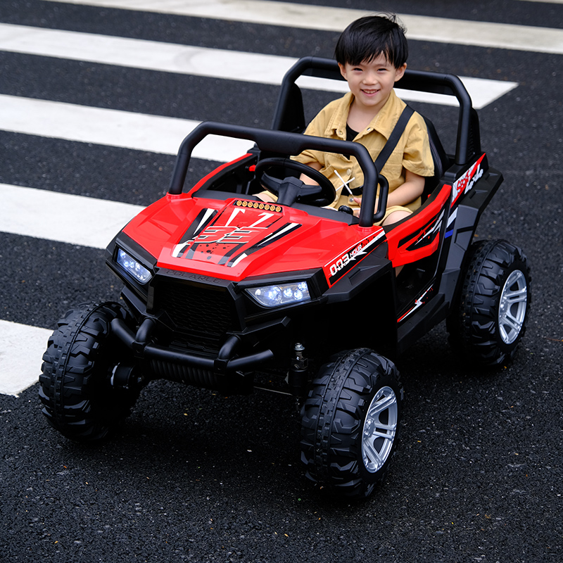 Newest kids battery power operational four wheels car oversize ride on SUV car